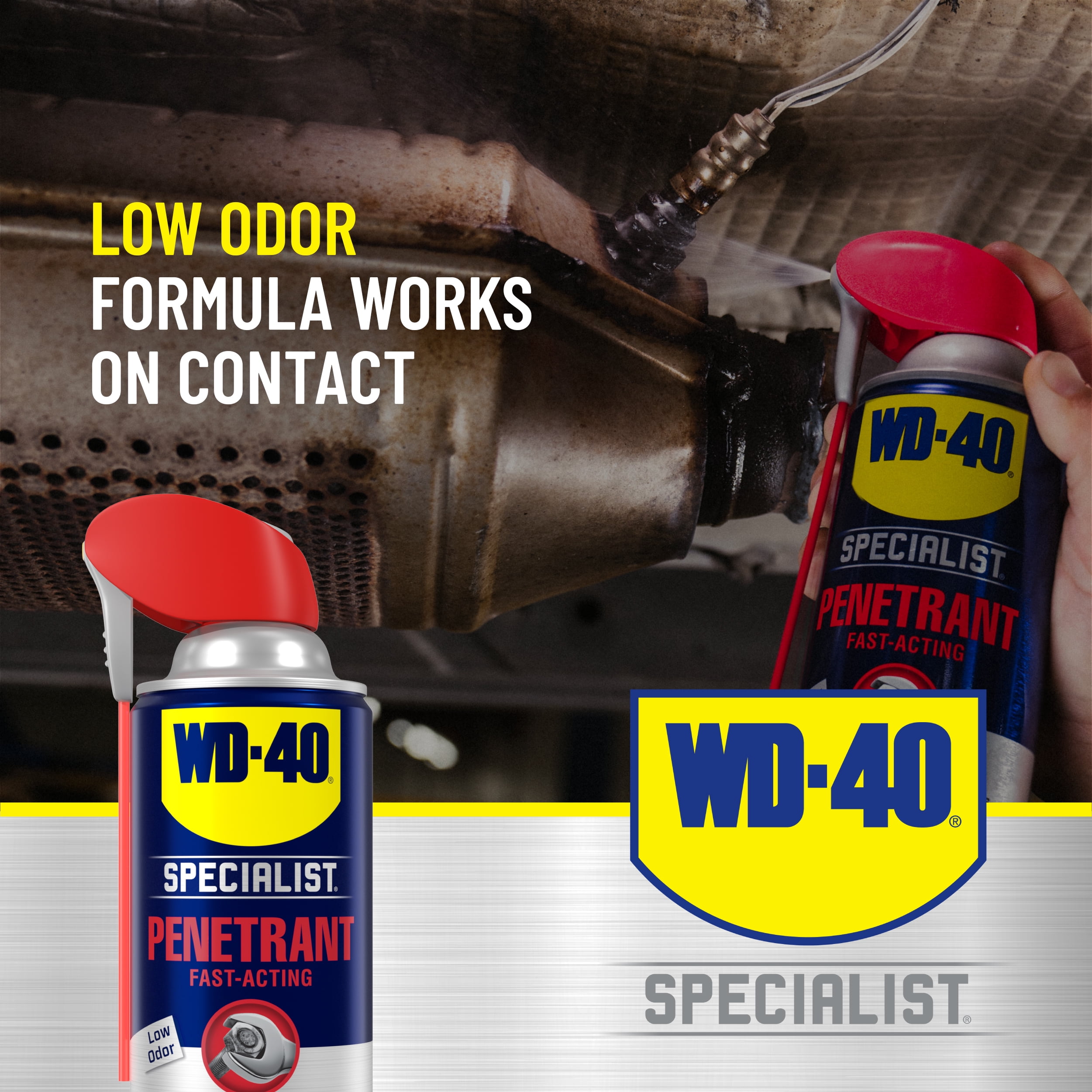 (3 pack) WD-40 Specialist Fast-Acting Penetrant Spray, 11 oz