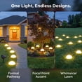 thumbnail image 6 of 5 Pack Solar Pebble Lights Outdoor, Solar Rock Lights Outdoor, Outdoor Waterproof Landscape Night Lights, Solar Stone Lights for Yard Walkway Patio Pathway Flowerbed Garden Decoration, 6 of 7