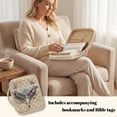 thumbnail image 4 of Xixirimido Quilted Bible Cover Bible Case for Women, Large Bible Carrying Case with Handle, Bible Study Supplies & Christian Gift for Men, Elk Bone, 4 of 7