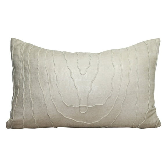 A & B Home Rectangular Ridged Decorative Pillow
