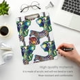 thumbnail image 5 of FMSHPON Elephant Tiger Zebra Clipboard Hardboard Wood Nursing Clip Board and Pull for Standard A4 Letter 13x9 inches, 5 of 7