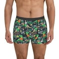 thumbnail image 2 of Goofa Dinosaur Plays Soccer Printed Men's Boxer Briefs Underwear, Moisture-Wicking Underwear, Trunk,Soft and Breathable Cotton Underwear-X-Large, 2 of 9