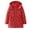 Red, variant on Lenago Plus Size Quilted Jackets for Women Casual Colored Long-Sleeved Hooded Jacket Packable Puffer Jacket(Coffee M)