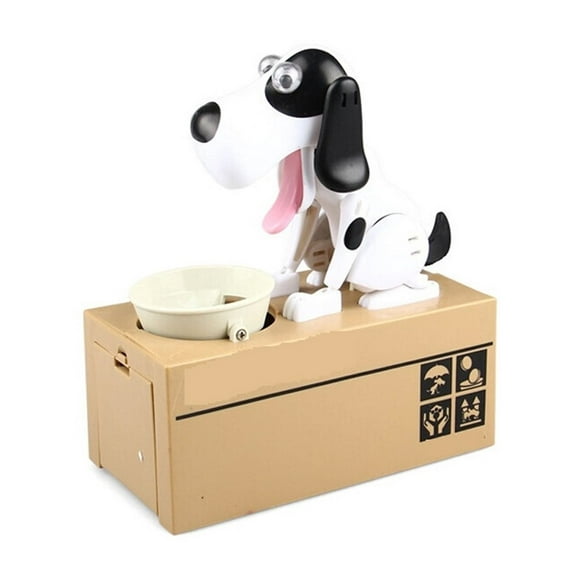 Automated Dog Steal Coin Bank Bank Money Saving Box Gift Cute Electronic Piggy Banks Cartoon Robotic Dog Steal Coin Bank Kid Toy Have Educational Significance ,Unbreakable