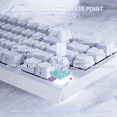 thumbnail image 5 of ATTACK SHARK X68 HE Rapid Trigger Mechanical Gaming Keyboard 60% Wired with Adjustable Actuation,Hall Effect Magnetic Switch,8KHz Polling Rate,RGB Backlit,Top Mount,Side Printed Keycap(White Contour), 5 of 8