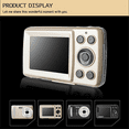 thumbnail image 6 of Portable Digital Camera 16 Million HD Pixel Compact Home Digital Camera for Kids Teens Seniors Black, 6 of 8