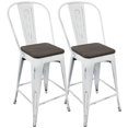 thumbnail image 1 of Oregon Industrial High Back Counter Stool by LumiSource, 1 of 7