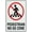 Warning Sign 2, variant on Street Sign Pedestrian No Go Zone Retro Vintage Sign Home Bar Pub Kitchen Restaurant Wall Deocr Plaque Signs 12X8Inch