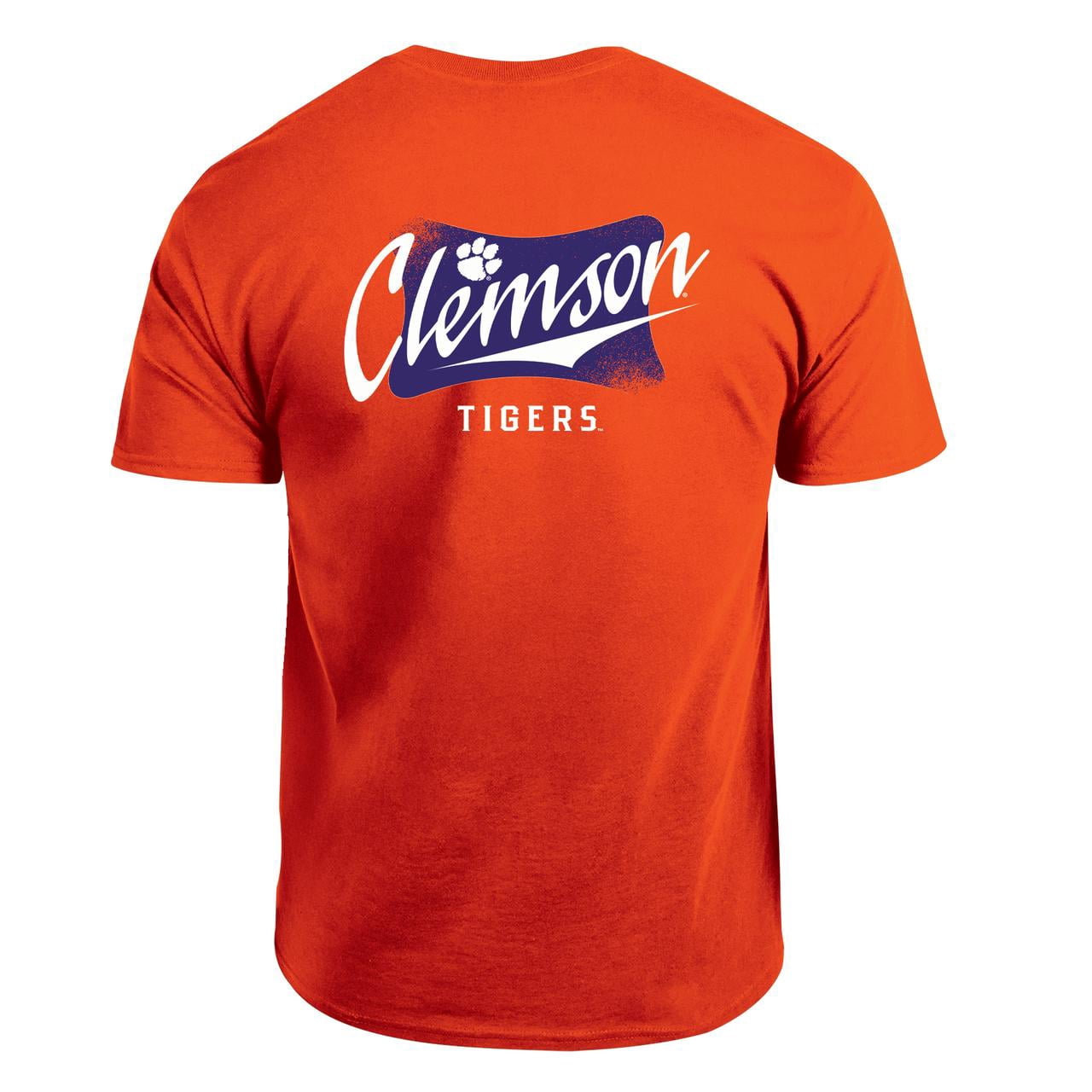 NCAA Mens Clemson Tigers 2 Hit Graphic T-Shirt