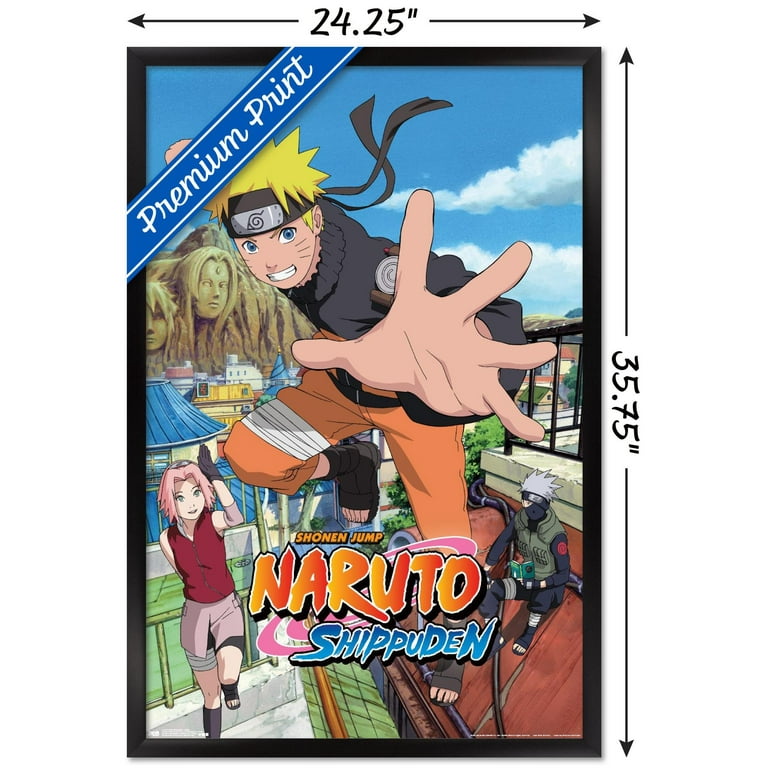 Naruto Shippuden - Jump Wall Poster, 22.375