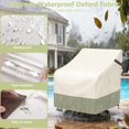 thumbnail image 3 of Funda impermeable para silla giratoria de exterior Dalema, paquete de 2, 3 of 9