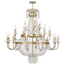 Livex Lighting - Valentina - 21 Light Foyer Chandelier in French Country Style -