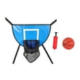 thumbnail image 3 of Almencla Mini Trampoline Basketball Hoop for Kids with Ball Pump Breakaway Rim for, 3 of 8