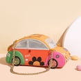 thumbnail image 2 of Yvsxxv 1Pc Yellow Creative Car Shaped PU Leather Chain Crossbody Shoulder Bag Casual Daily Use, 2 of 7