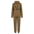 thumbnail image 4 of Heiheiup Ladies Christmas Tree Print Casual Loose Two Piece Pantsuit, 4 of 4