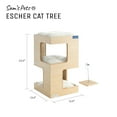 thumbnail image 5 of Sam's Pets Escher Cat Tree 23.5'' in White Oak, 5 of 5