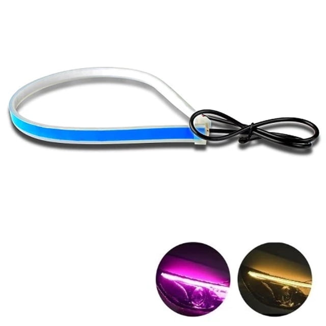 1 Par Tuvo Led Luz Diurna Para Auto Coche 60cm Impermeable Dara Baby A0029