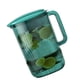 thumbnail image 4 of Jarra de agua transparente de gran capacidad de plástico resistente a altas temperaturas, jarra para tés, jugos y limonadas, color verde, 4 of 13