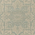 thumbnail image 6 of SAFAVIEH Outdoor LND139L Linden Collection Cream / Aqua Rug, 6 of 6