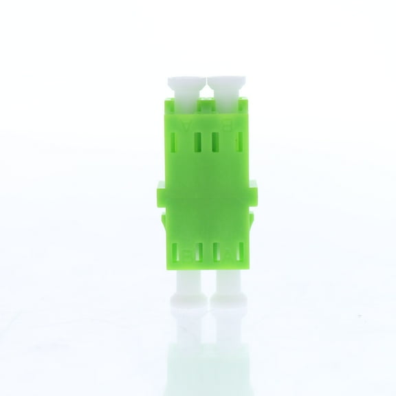 Leviton Green LC Duplex Adapter Zirconia Sleeve 5F100-DLV