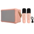 thumbnail image 1 of Bluetooth Speaker HIFI Sound Quality Faster Transmission Anti Interference LED Lighting Bluetooth Speaker for Home Party Pink Dual Microphones, 1 of 14
