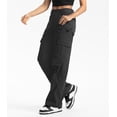 thumbnail image 3 of Hiauspor Women's Cargo Pants Wide Leg High Waisted Hiking Work Casual Lightweight Stretch Black M, 3 of 15