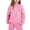 Pink, variant on Neon Rainbow Bow Ghost Grid Kids Halloween Tracksuit, Stretch Polyester 2Pcs Hoodie Jogger Set for Girls Coquette Fall Outfit(Black110)