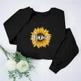 thumbnail image 2 of VBTAPA Girl Mom Sweatshirts for Women Mama Crewneck Pullover Tops Letter Print Long Sleeve Casual Trendy Fall Sweatshirt Black XL, 2 of 7