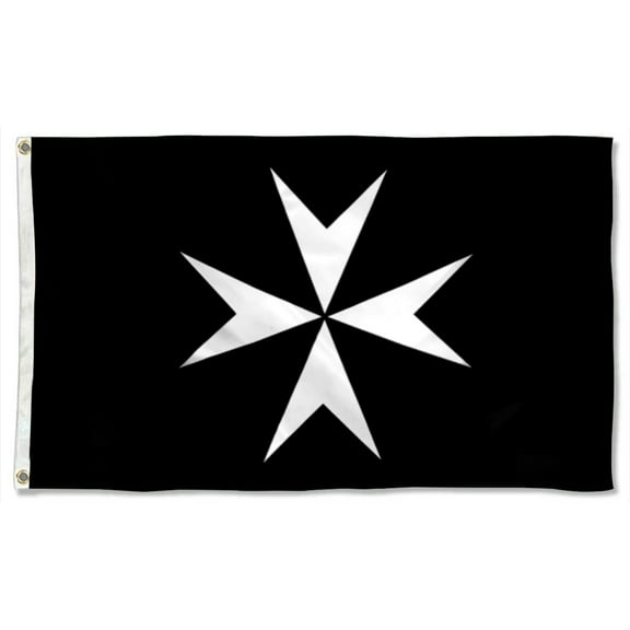Hospitaller Christian Crusader Flag Banner Home Yard Garden Decor 3x5Ft