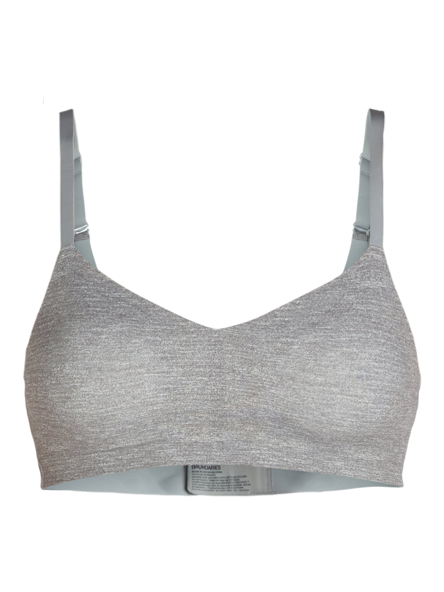 No Boundaries Wire-Free Bonded Voop Bralette, Sizes XS-XXXL