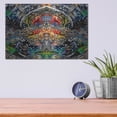 thumbnail image 4 of Luxe Metal Art 'Being' by Pedro Gavidia, Metal Wall Art, 16"x12", 4 of 9