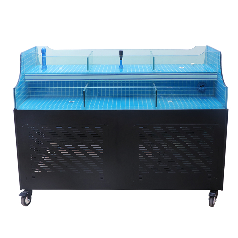 60 ins Sea Water Visions Market Live Seafood Lobster Tank Display Case