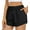 Black, variant on Fantaslook Womens Shorts High Waisted Athletic Shorts Casual Sweat Shorts Elastic Drawsting Running Shorts With Pockets