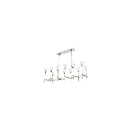 

Urban Classic Soiree 12 light Polished Nickel Pendant