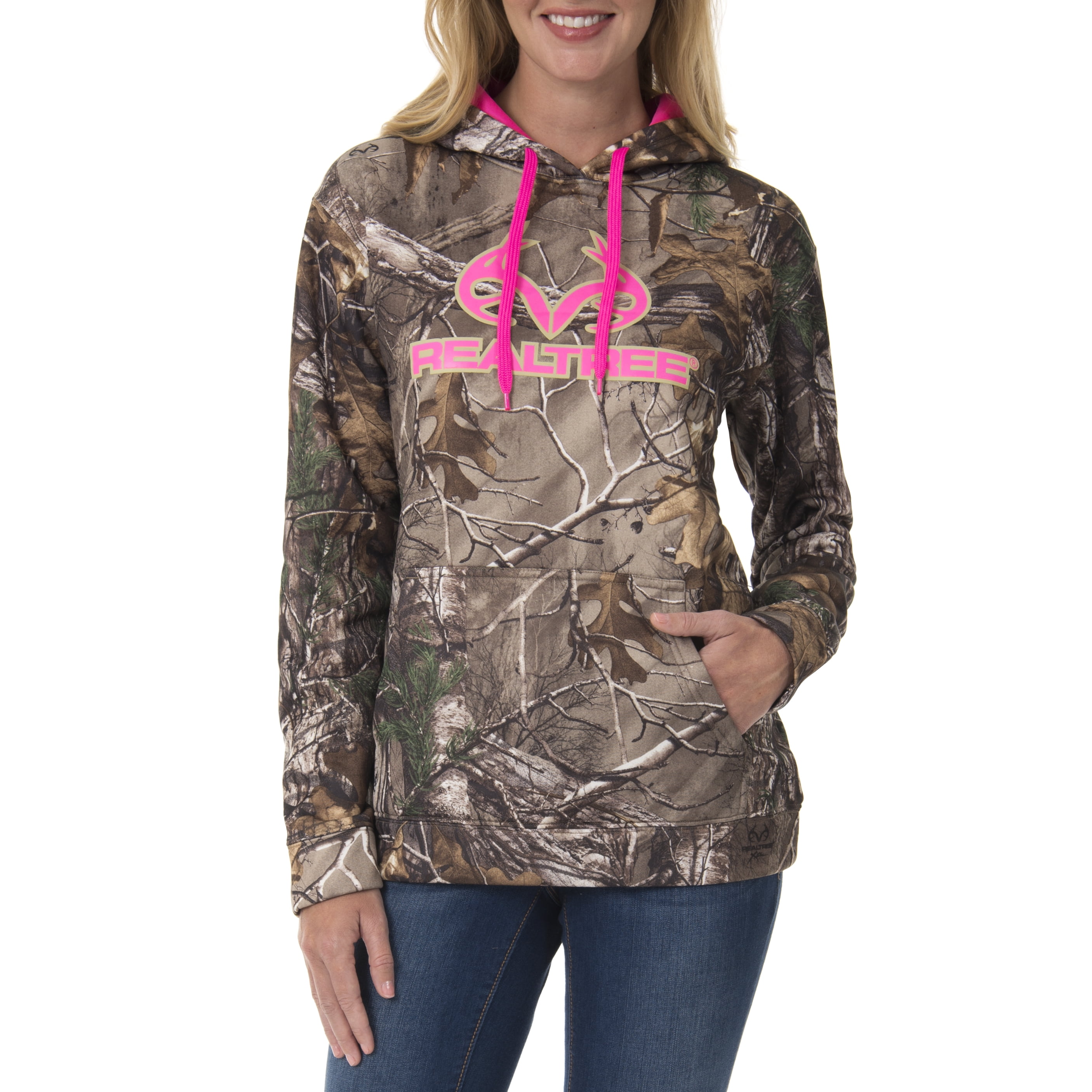 Realtree - Mossy Oak and Realtree Womens Performance Pullover Hoodie ...