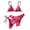 Hot Pink Swimsuit for Women, variant on HAPIMO Women's Bikini Set For Beach Vacation And Pool Days Ideal For Summer Water Activities Comfortable For All Style Army Green L