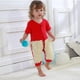 thumbnail image 5 of Clean Baby Mop Floor Cleaning Onesie Toddler Girl Infant Jumpsuit Short-Sleeved Onesie For A Crawling Baby, 5 of 5
