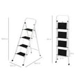 thumbnail image 6 of Best Choice Products 4-Step Portable Folding Steel Ladder w/ Hand Rail, Wide Platform Steps, 330lbs Capacity, 6 of 6