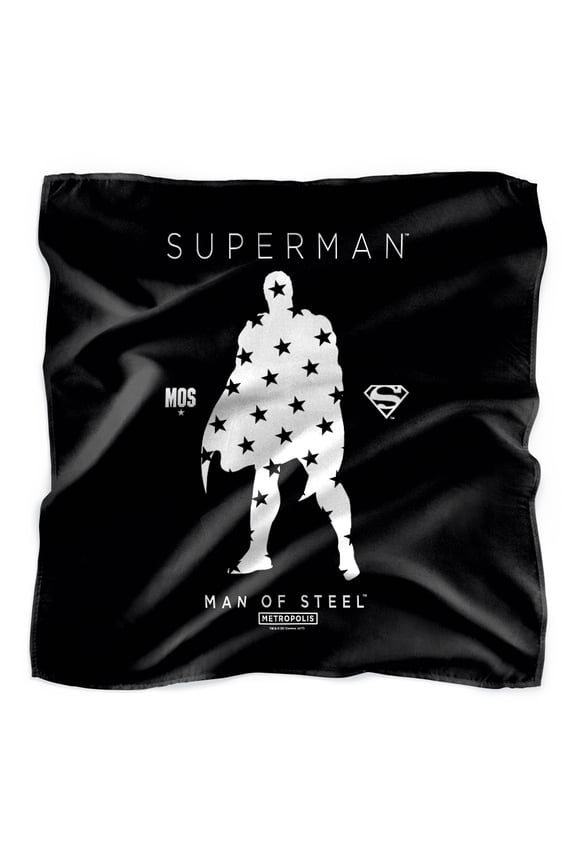 Superman Star Silhouette Bandana (21 in x 21 in)