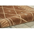 thumbnail image 4 of Nourison  Ashton House Wool Area Rug Ivory/Brown 9'6" x 13' Latex Free Wool Border 10' x 14' Runner, Indoor Living Room, 4 of 5