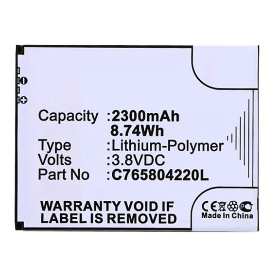 Batteries N Accessories BNA-WB-P3191 Cell Phone Battery - Li-Pol, 3.8V, 2300 mAh, Ultra High Capacity Battery - Replacement for Blu C765804220L Battery