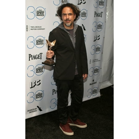 Alejandro Gonzalez Inarritu Award For Best Feature For Birdman In The Press Room For 30Th Film Independent Spirit Awards 2015 - Press Room Santa Monica Beach Santa Monica Ca February 21 2015 Photo