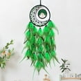 thumbnail image 2 of Premiums Feeling Turquoise Tree Of Life Dreamcatcher Charmss Colorful Feathers Wind Chimes Wall Decoration Hangings Blue Green Orange, 2 of 6