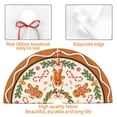 thumbnail image 4 of Candy Gingerbread Man Tree Skirt Xmas Tree Mat Christmas Tree Ornaments Decorations Holiday Party Indoor Outdoor 36", 4 of 5