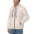 thumbnail image 3 of Naloa Colorful Dots Men’s Hoodies, Zip up Hoodie, Sweatshirts,Hoodies for Men Sizes S-3XL-Small, 3 of 5