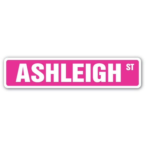 Ashleigh Street [3 Pack] of Vinyl Decal Stickers |for Laptop Car