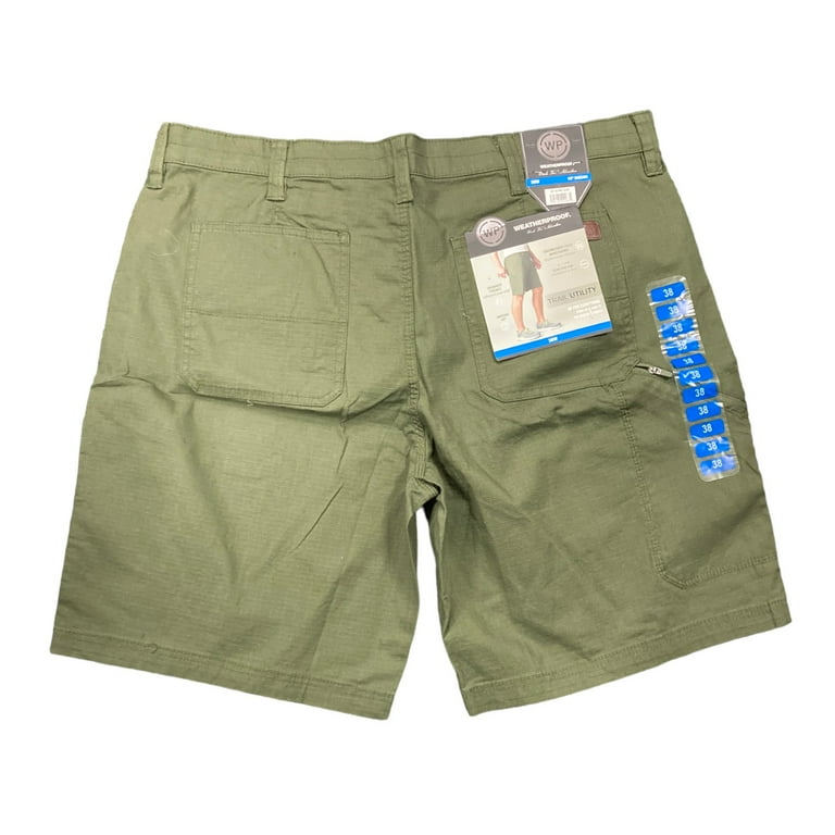 WP Weatherproof Men s 5 Pocket Ripstop Trail Utility 10 Inseam Short Alpine Olive 36W