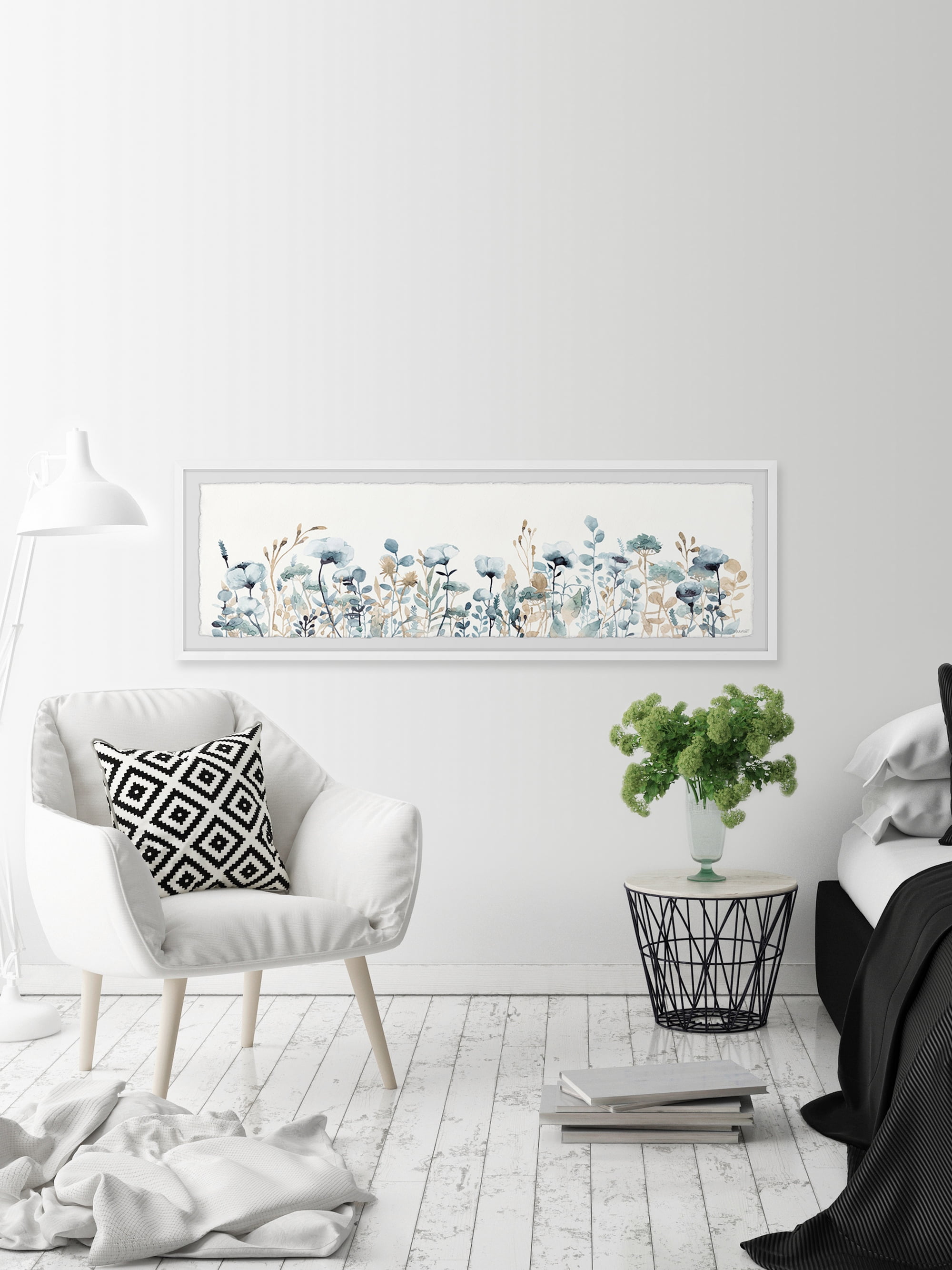 Marmont Hill Panoramic Flowers View Framed Wall Art