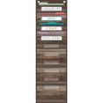 thumbnail image 2 of Teacher Created Resources Dark Wood Design 10 Pocket File Storage Pocket Chart, 14" x 58", 2 of 5