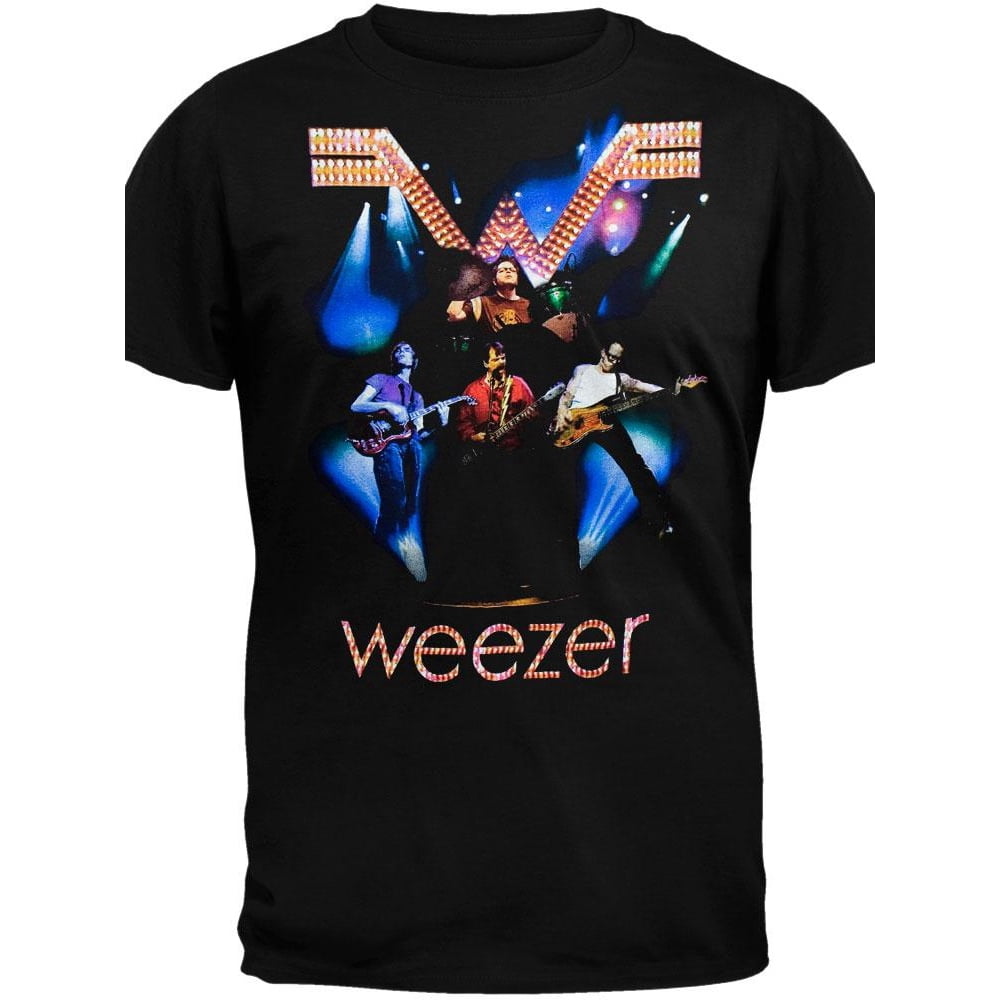 Weezer - Weezer - Blue Lights '08 Tour T-Shirt - Small - Walmart.com ...